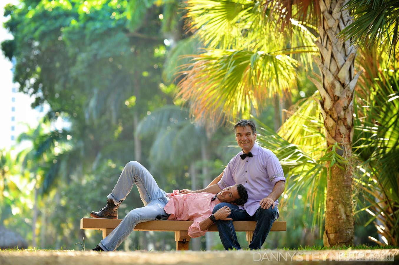 Same sex engagement photography fort lauderdale